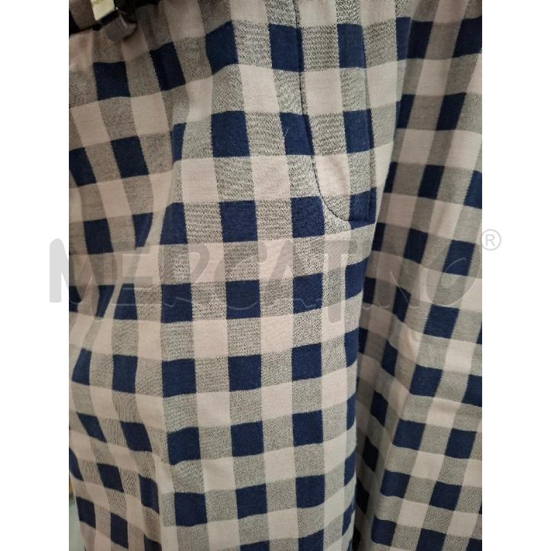 PANTALONE DONNA PINKO QUADRONI ROSA/BLU | Mercatino dell'Usato Salerno fratte 4