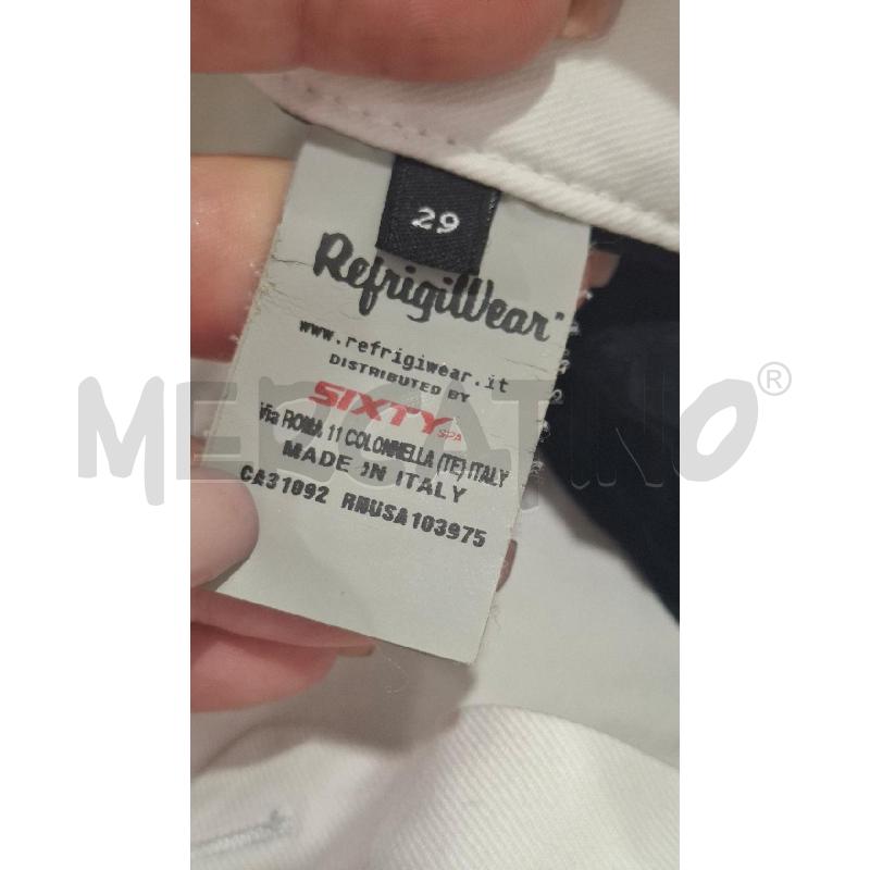 PANTALONE DONNA REFRIGIWEAR BIANCO VITA BASSA | Mercatino dell'Usato Salerno fratte 4