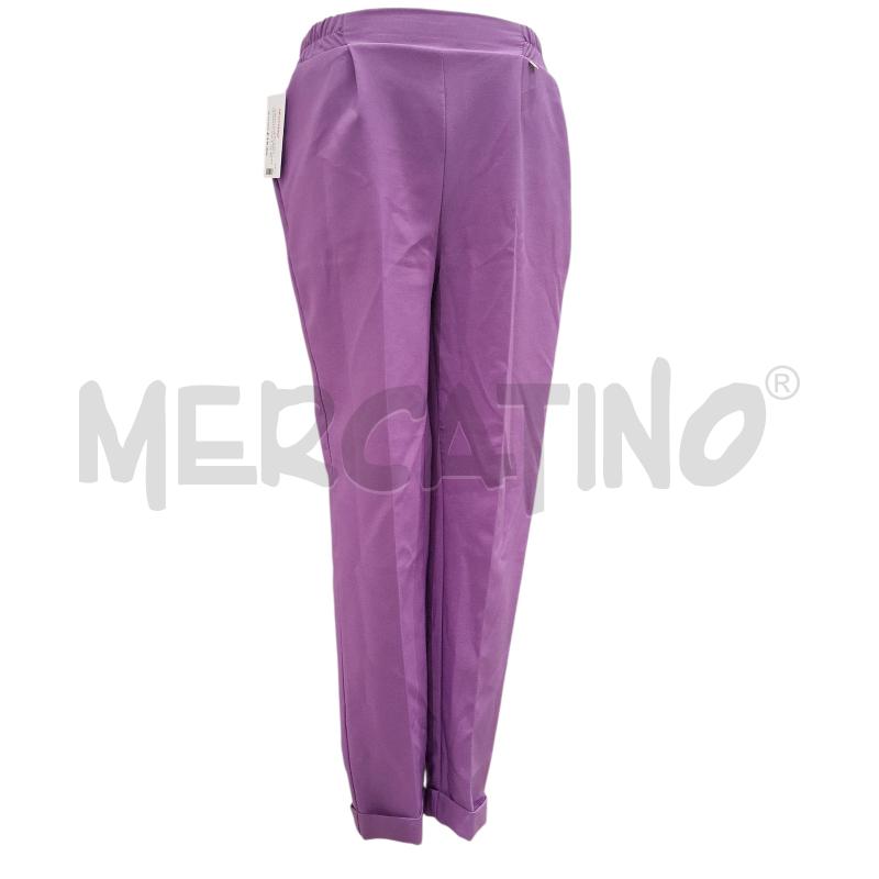 PANTALONE DONNA RINASCIMENTO VIOLA | Mercatino dell'Usato Salerno fratte 1