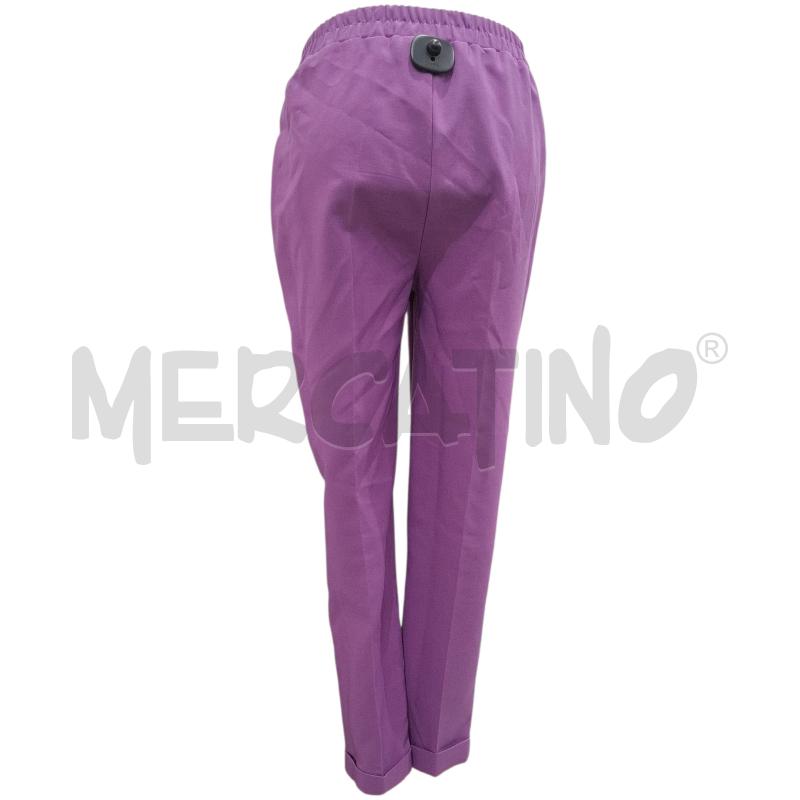 PANTALONE DONNA RINASCIMENTO VIOLA | Mercatino dell'Usato Salerno fratte 2