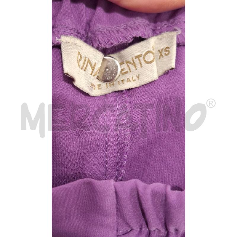 PANTALONE DONNA RINASCIMENTO VIOLA | Mercatino dell'Usato Salerno fratte 3