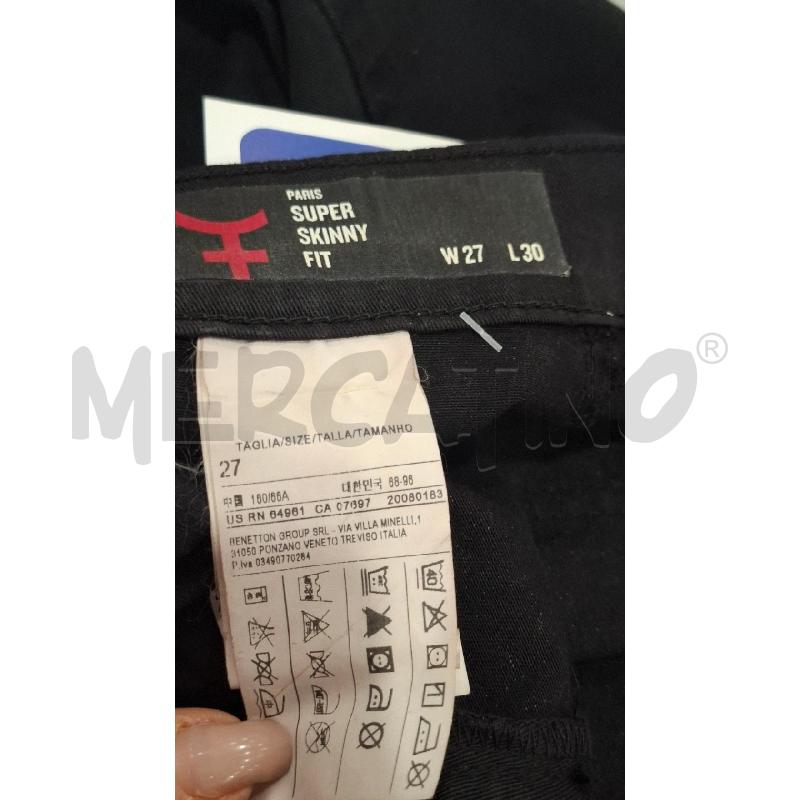 PANTALONE DONNA SISLEY NERO | Mercatino dell'Usato Salerno fratte 4