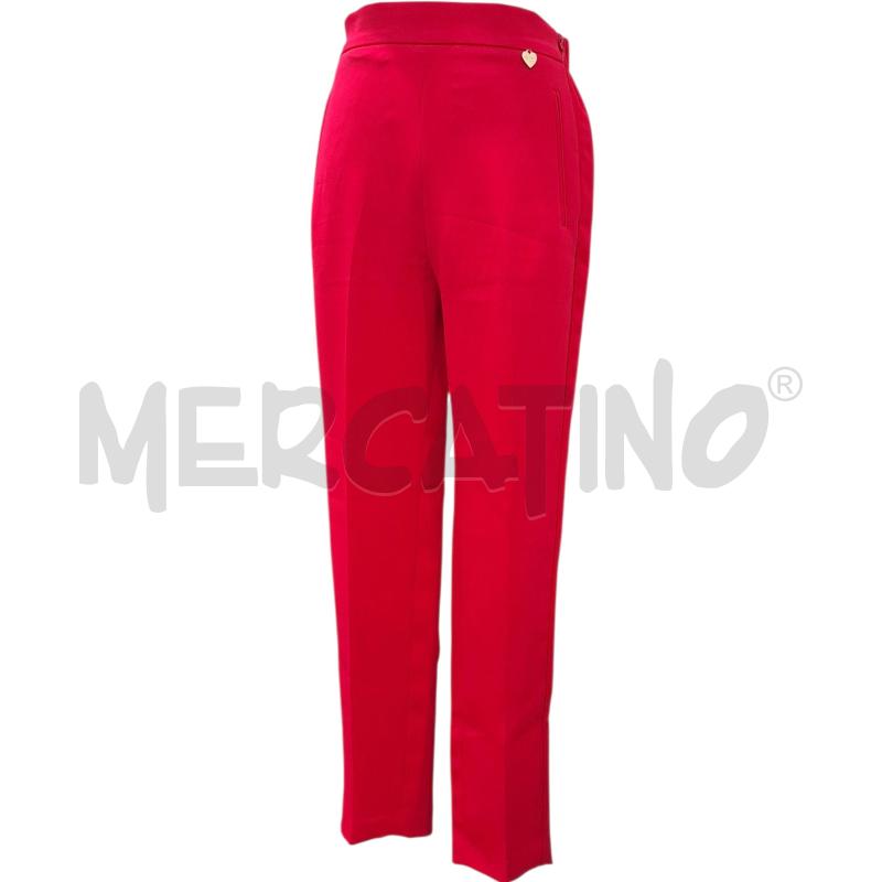 PANTALONE DONNA TWIN SET ROSSO | Mercatino dell'Usato Salerno fratte 1