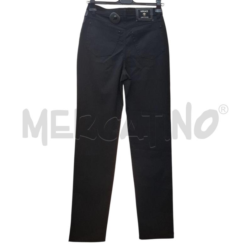 PANTALONE DONNA VERSACE NERO | Mercatino dell'Usato Salerno fratte 2