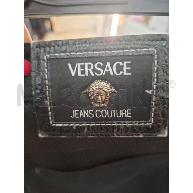 PANTALONE DONNA VERSACE NERO | Mercatino dell'Usato Salerno fratte 3