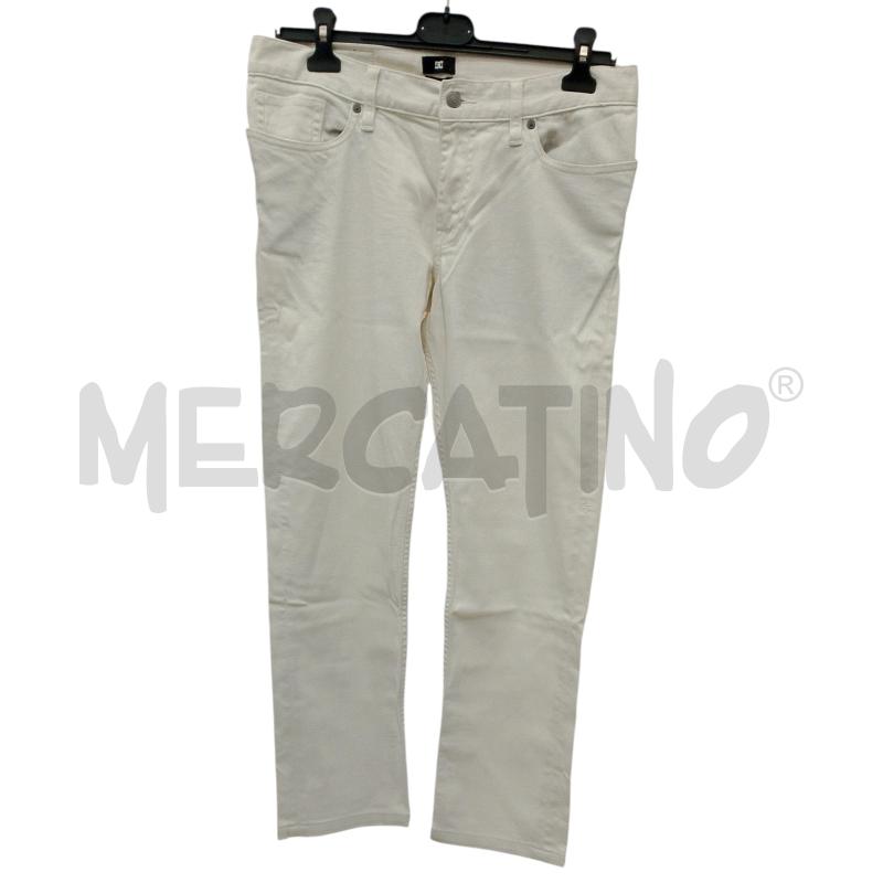 PANTALONE UOMO DC BIANCO | Mercatino dell'Usato Salerno fratte 1