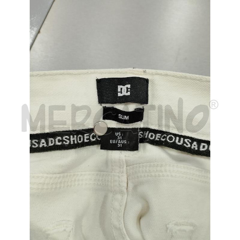 PANTALONE UOMO DC BIANCO | Mercatino dell'Usato Salerno fratte 3