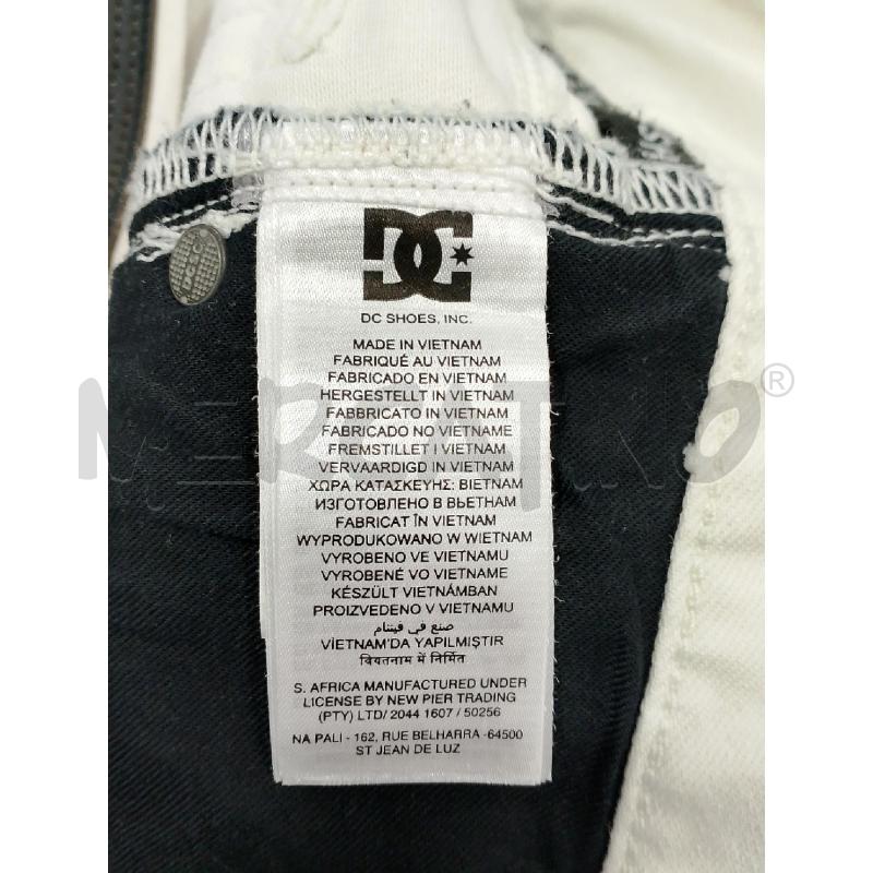 PANTALONE UOMO DC BIANCO | Mercatino dell'Usato Salerno fratte 5