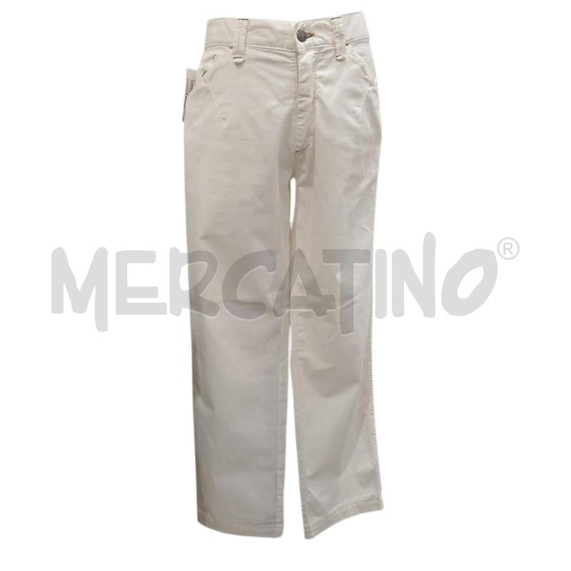 PANTALONE UOMO EXIGO BIANCO TG. 48 | Mercatino dell'Usato Salerno fratte 1