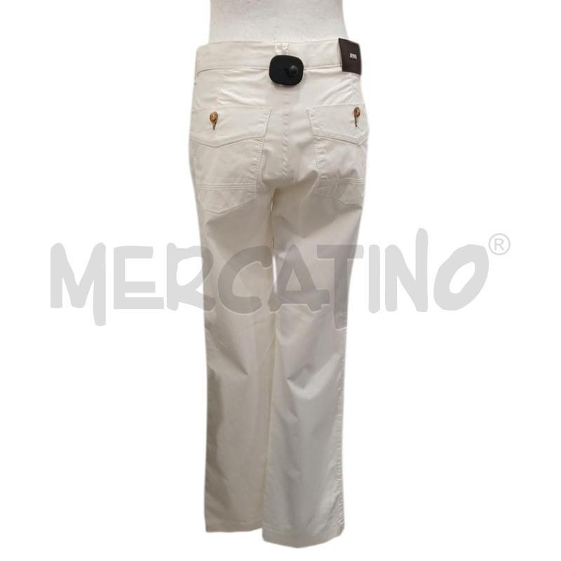 PANTALONE UOMO EXIGO BIANCO TG. 48 | Mercatino dell'Usato Salerno fratte 2