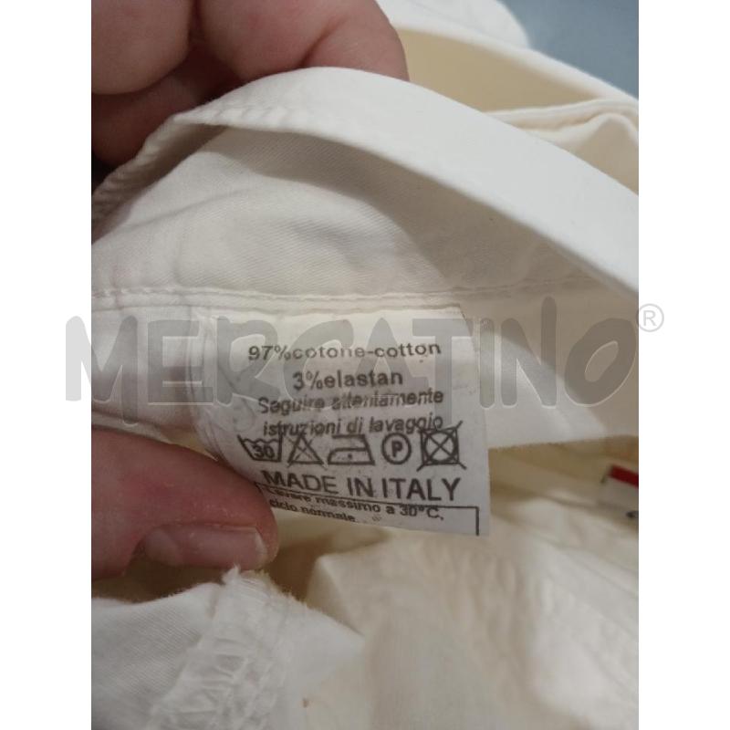 PANTALONE UOMO EXIGO BIANCO TG. 48 | Mercatino dell'Usato Salerno fratte 4