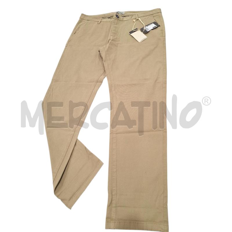 PANTALONE UOMO FREDMELLO BEIGE SCURO CARTELLINATO TG.52 | Mercatino dell'Usato Salerno fratte 1