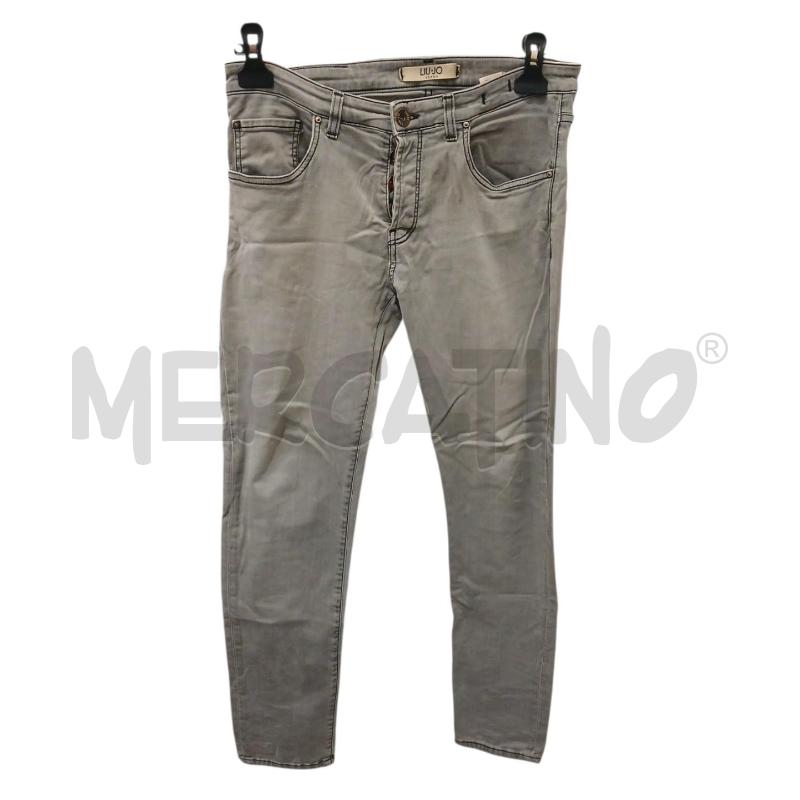 PANTALONE UOMO LIU JO GRIGIO EFFETTO WASHED TG.46 | Mercatino dell'Usato Salerno fratte 1
