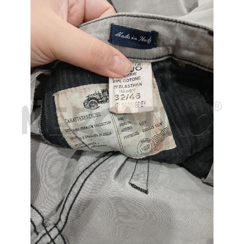 PANTALONE UOMO LIU JO GRIGIO EFFETTO WASHED TG.46 | Mercatino dell'Usato Salerno fratte 4