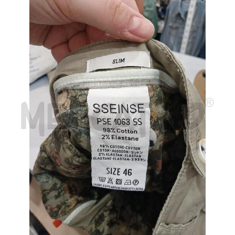 PANTALONE UOMO SSEINSE VERDE MILITARE TG. 46 | Mercatino dell'Usato Salerno fratte 3