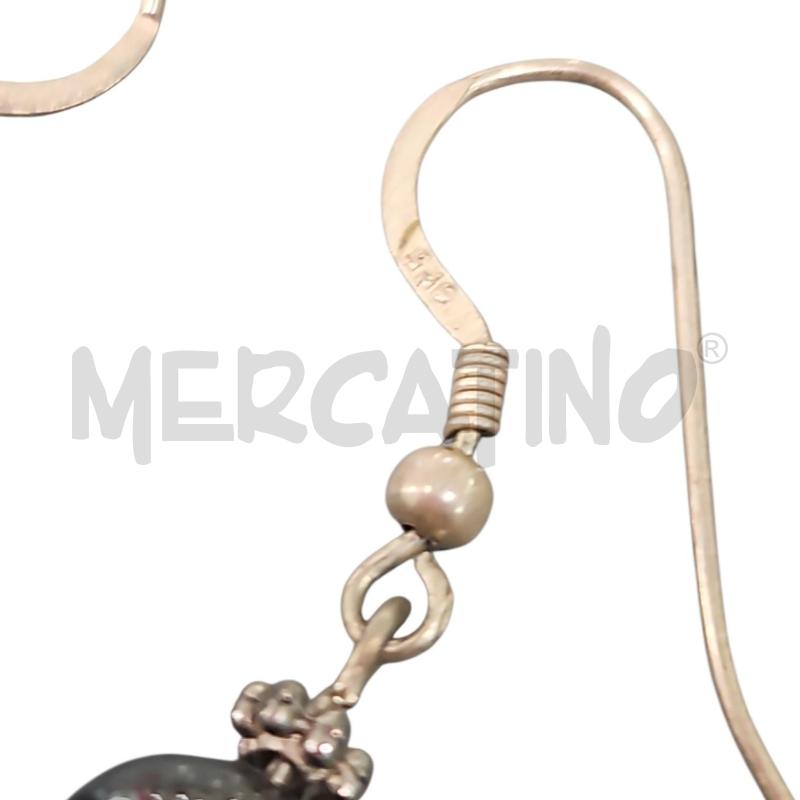 PARURE PIETRE COLLANA + ORECCHINI QUARZO RUTILATO ROSA E GRIGIO | Mercatino dell'Usato Salerno fratte 2