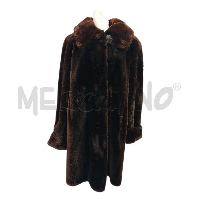 PELLICCIA MARRONE TG.L | Mercatino dell'Usato Salerno fratte 1
