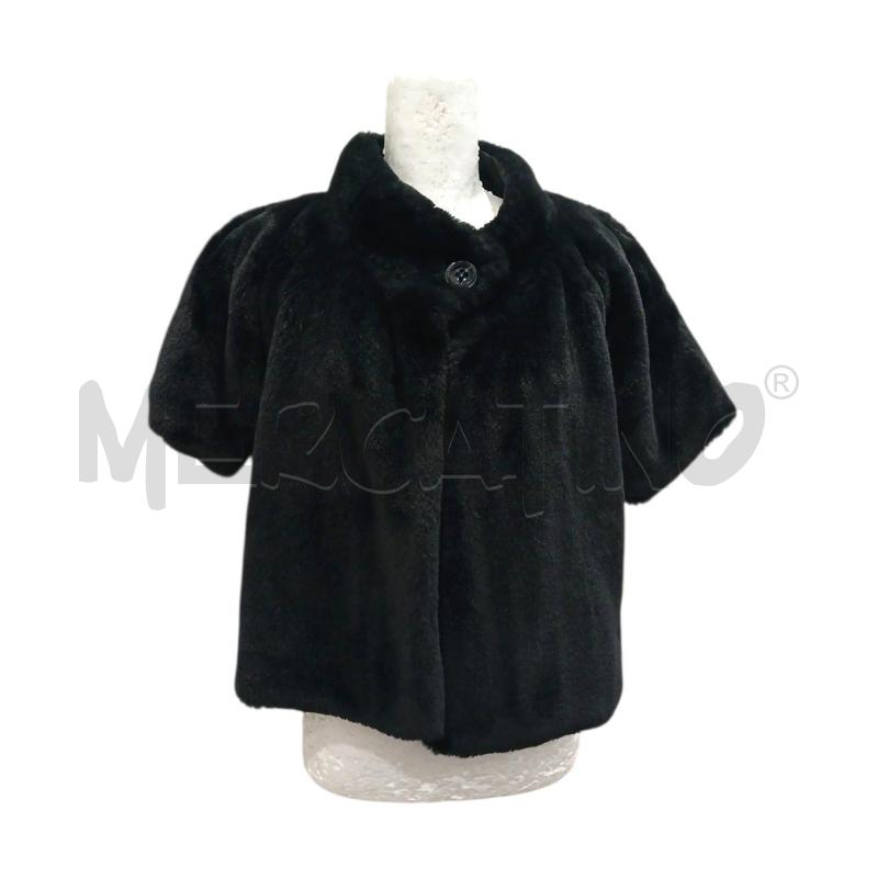 PELLICCIOTTO DONNA MADE IN ITALY NERA TG.U | Mercatino dell'Usato Salerno fratte 1