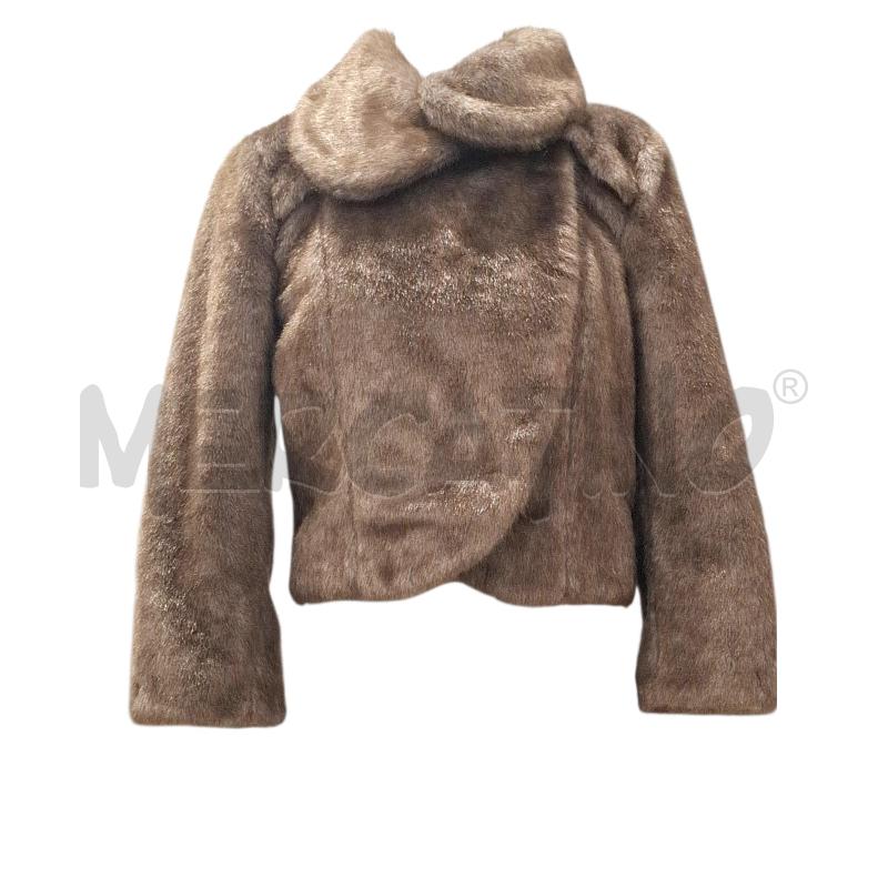 PELLICCIOTTO DONNA VERO MODA MARRONE CHIARO SFUMATO TG.S | Mercatino dell'Usato Salerno fratte 1