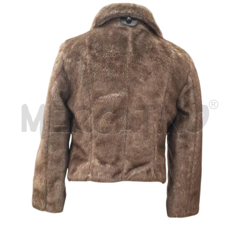 PELLICCIOTTO DONNA VERO MODA MARRONE CHIARO SFUMATO TG.S | Mercatino dell'Usato Salerno fratte 2