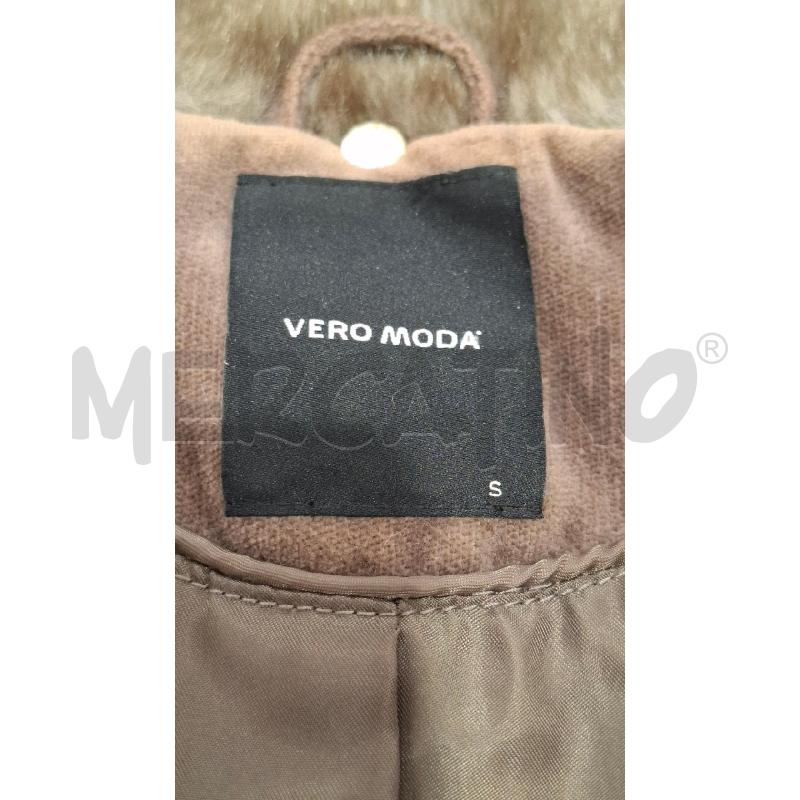 PELLICCIOTTO DONNA VERO MODA MARRONE CHIARO SFUMATO TG.S | Mercatino dell'Usato Salerno fratte 3