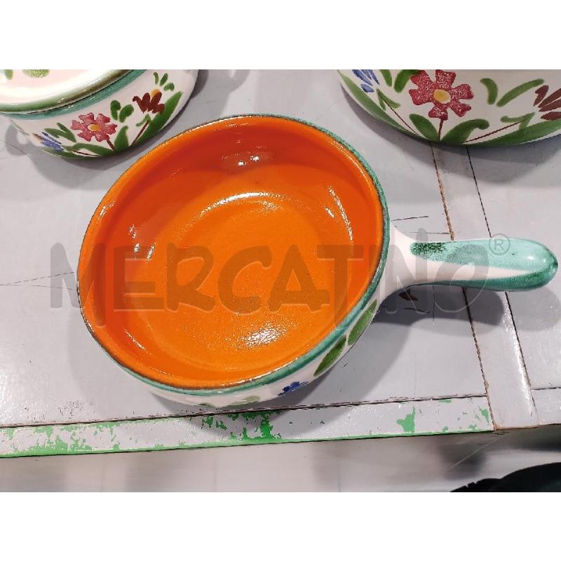 PENTOLE SET PZ.3 CERAMICA ALBISOLA  | Mercatino dell'Usato Salerno fratte 2