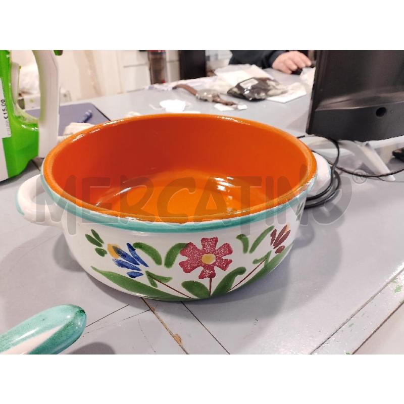 PENTOLE SET PZ.3 CERAMICA ALBISOLA  | Mercatino dell'Usato Salerno fratte 4