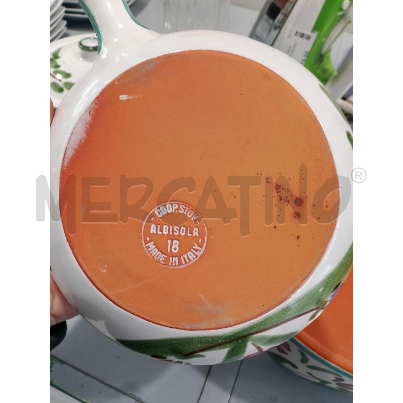 PENTOLE SET PZ.3 CERAMICA ALBISOLA  | Mercatino dell'Usato Salerno fratte 5