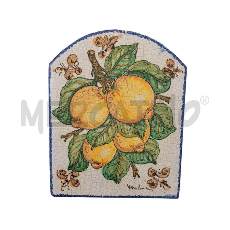 PIASTRELLA FRATANTONI LIMONI CRAQUELÈ CERAMICA  | Mercatino dell'Usato Salerno fratte 1