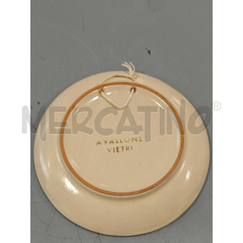 PIATTINO AVALLONE VIETRI LIMONE MELA 14 CM  | Mercatino dell'Usato Salerno fratte 2