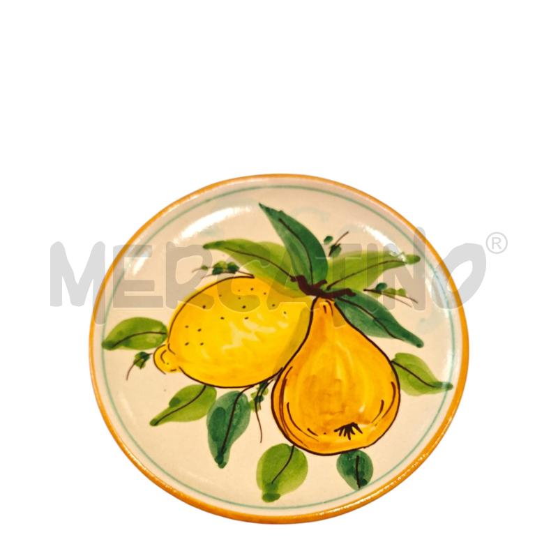 PIATTINO AVALLONE VIETRI LIMONI 18 CM  | Mercatino dell'Usato Salerno fratte 1