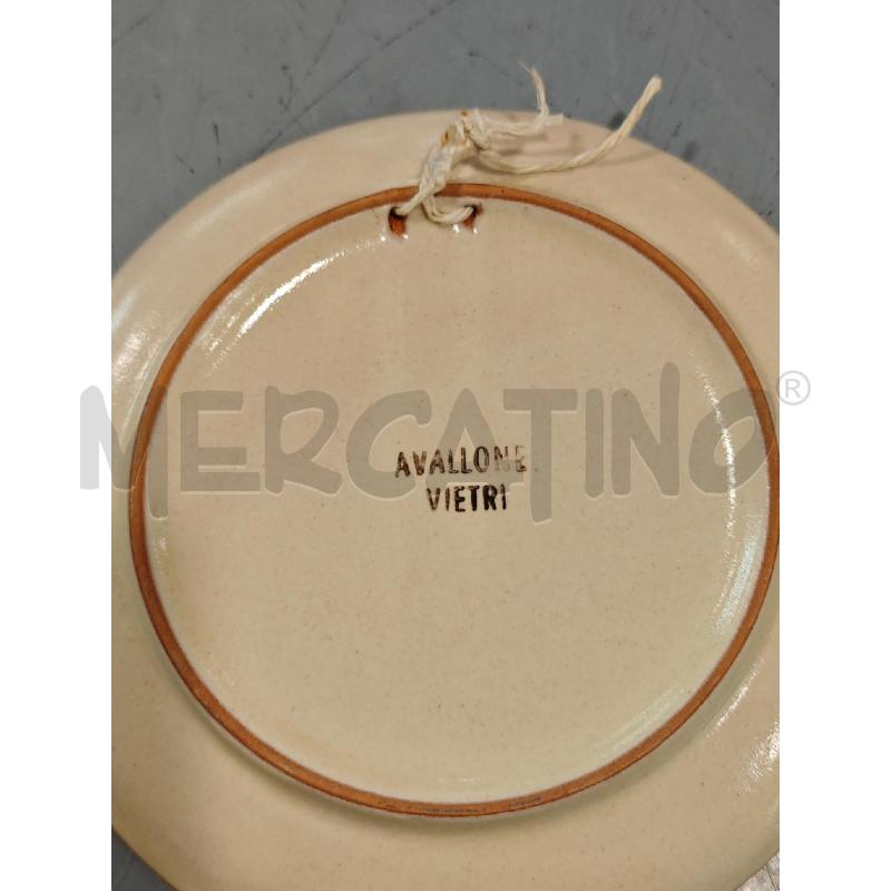 PIATTINO AVALLONE VIETRI LIMONI 18 CM  | Mercatino dell'Usato Salerno fratte 2