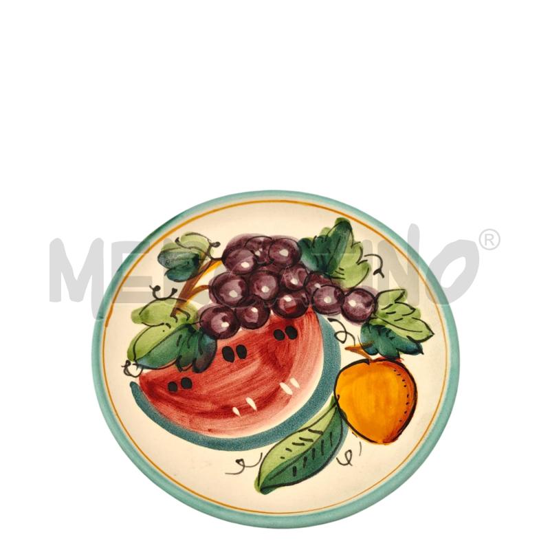 PIATTINO AVALLONE VIETRI MELONE UVA 18 CM  | Mercatino dell'Usato Salerno fratte 1