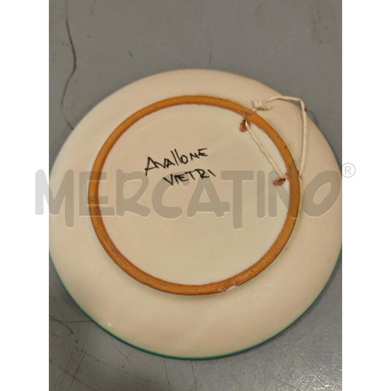 PIATTINO AVALLONE VIETRI MELONE UVA 18 CM  | Mercatino dell'Usato Salerno fratte 2
