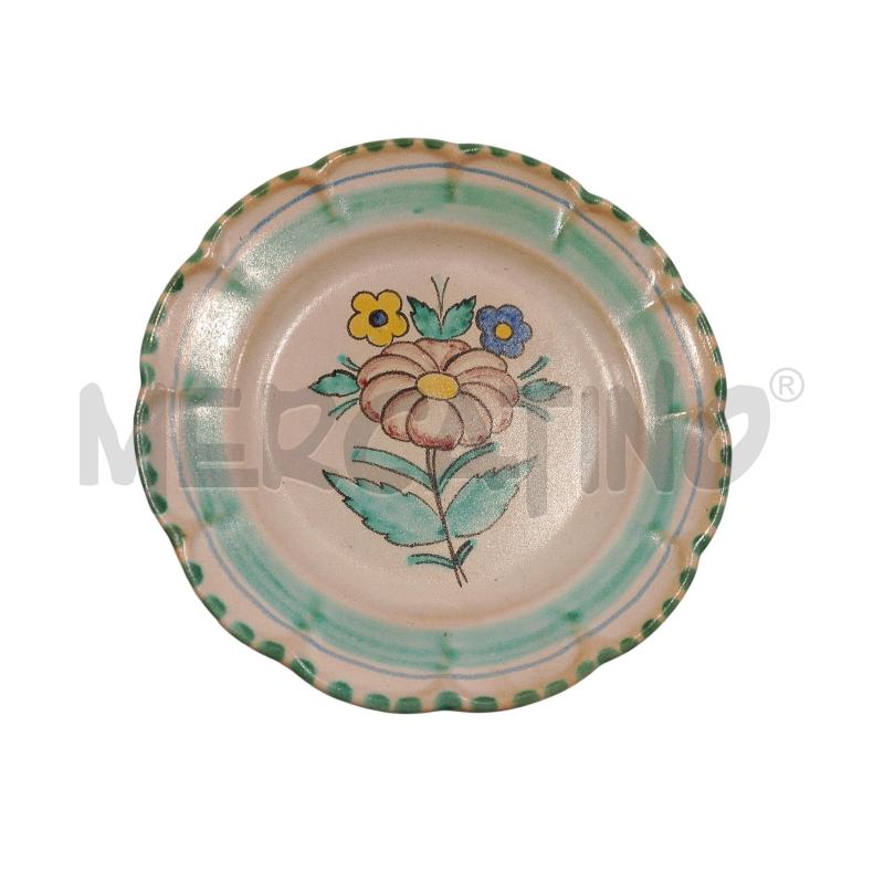 PIATTINO CAS VIETRI FIORE CERAMICA | Mercatino dell'Usato Salerno fratte 1