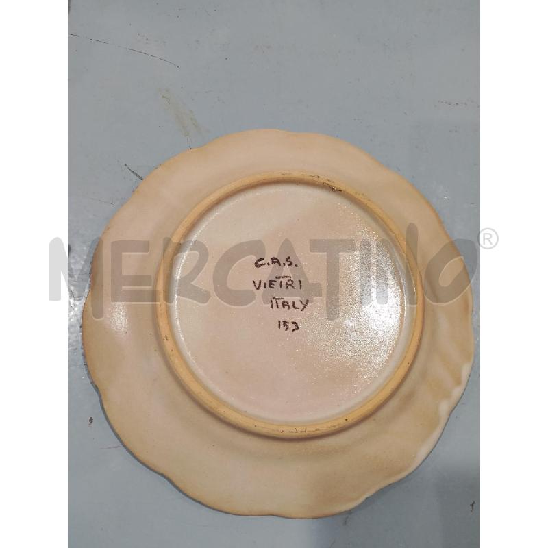 PIATTINO CAS VIETRI FIORE CERAMICA | Mercatino dell'Usato Salerno fratte 2