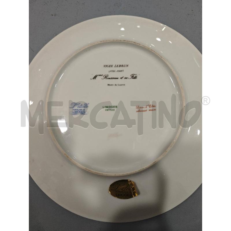 PIATTO DECORATIVO LIMOGES VIGEE LEBRUN  | Mercatino dell'Usato Salerno fratte 2