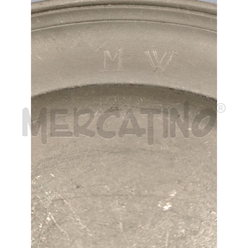 PIATTO PELTRO MRN - MW CON PUNZONE AB DATATO 1725  | Mercatino dell'Usato Salerno fratte 2