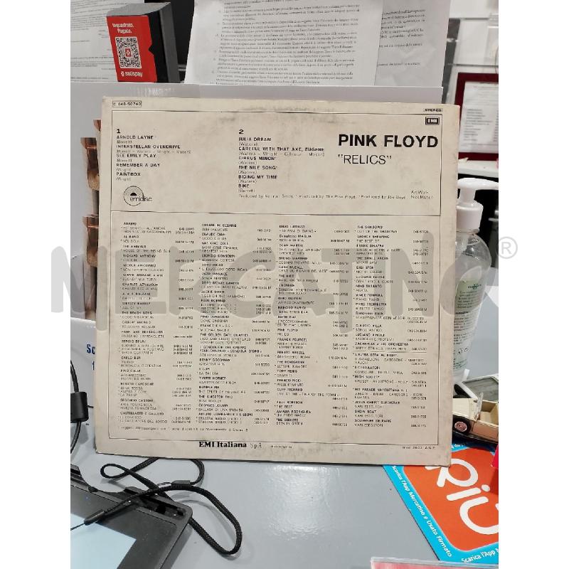 PINK FLOYD - RELICS | Mercatino dell'Usato Salerno fratte 2