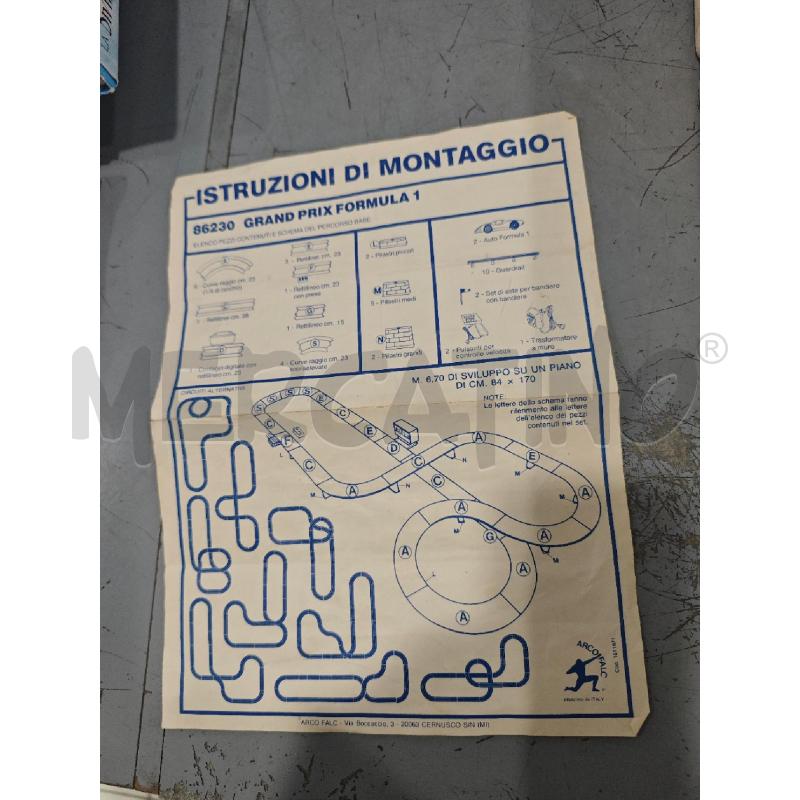 PISTA TYCO GRANDPRIX FORMULA1 DA RIVEDERE INCOMPLETA  | Mercatino dell'Usato Salerno fratte 3