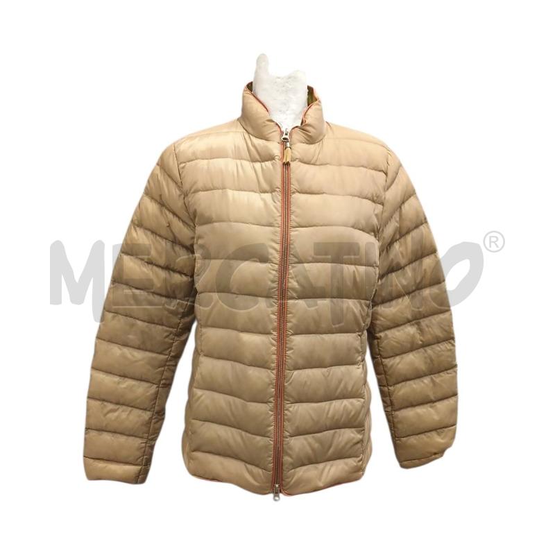 PIUMINO DONNA MALIPARMI BEIGE VEST. STRETTA MOD. AVVITATO TG.48 | Mercatino dell'Usato Salerno fratte 1