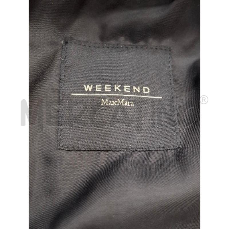 PIUMINO DONNA MAX MARA WEEKEND NERO LUNGO CON CINTURA | Mercatino dell'Usato Salerno fratte 3