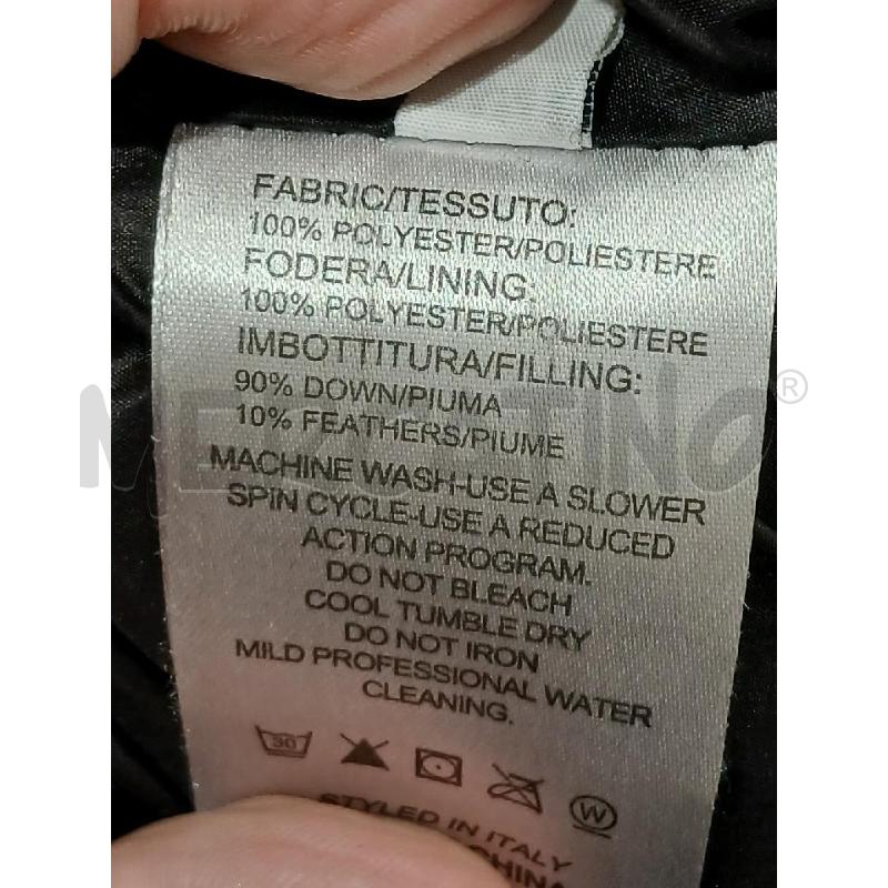 PIUMINO DONNA PATRIZIA PEPE NERO TG.2XL | Mercatino dell'Usato Salerno fratte 4