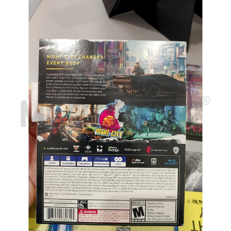 PLAY STATION 4 PS4 CYBERPUNK 2077 | Mercatino dell'Usato Salerno fratte 5