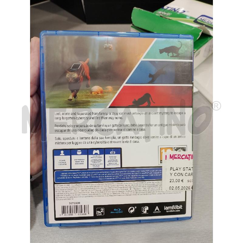 PLAY STATION PS4 STRAY CON CARTOLINE | Mercatino dell'Usato Salerno fratte 4