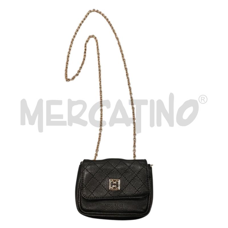 POCHETTE COCCINELLE NERA CATENA DORATA | Mercatino dell'Usato Salerno fratte 1