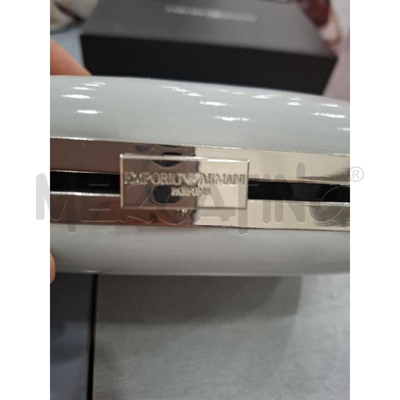 POCHETTE EMPORIO ARMANI GRIGIO  | Mercatino dell'Usato Salerno fratte 4