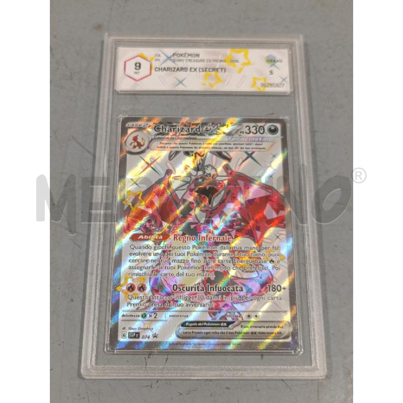 POKEMON CHARIZARD EX DESTINO DI PALDEA PROMO GRAAD 9  | Mercatino dell'Usato Salerno fratte 1