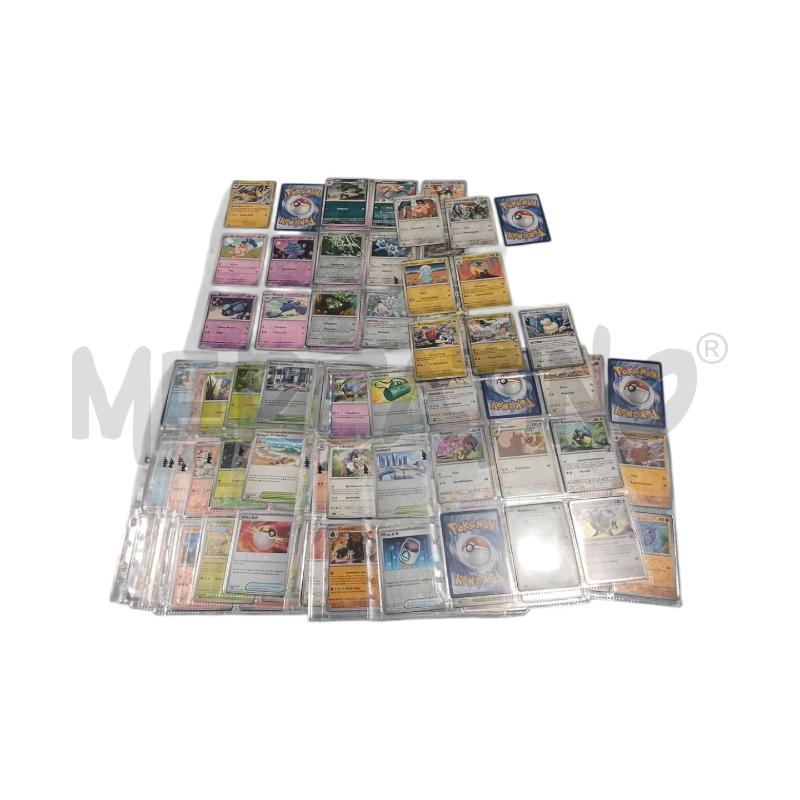 POKEMON LOTTO FOGLI CONTENITORI CON CARTE  | Mercatino dell'Usato Salerno fratte 1