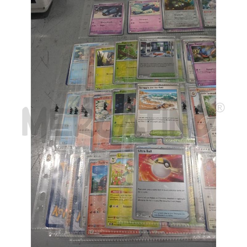 POKEMON LOTTO FOGLI CONTENITORI CON CARTE  | Mercatino dell'Usato Salerno fratte 2